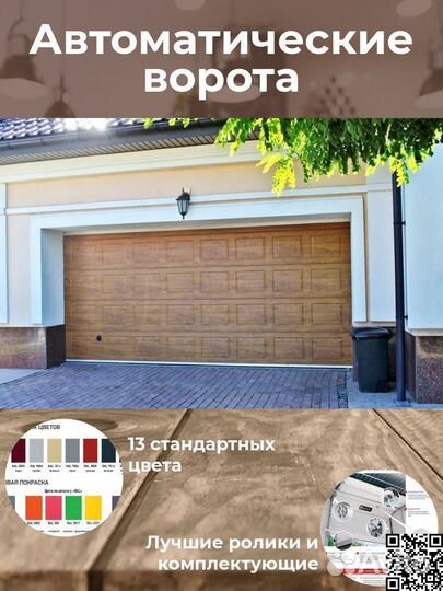 Ворота Секционные рал 9003 2,0 х 1,8