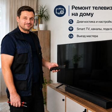 Ремонт тв на дому / Настройка телевизора / Выезд мастера сегодня / Починка тв