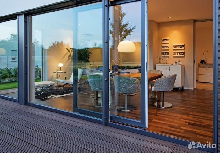 Алюминиевое окно /остекление беседок