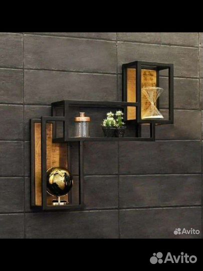 Полка настенная в стиле лофт