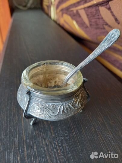 Солонка мельхиор СССР