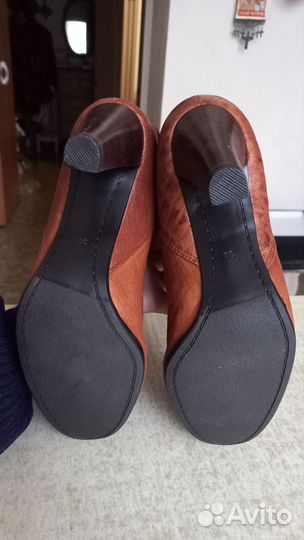 Ботильоны зимние 37 38 натуральная кожа