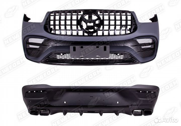 Обвес 63 AMG черный Mercedes GLE Coupe 167