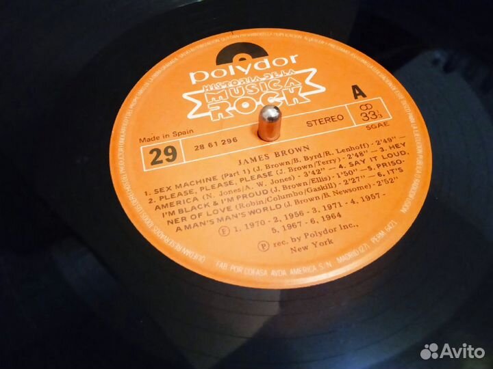 James Brown виниловая пластинка LP