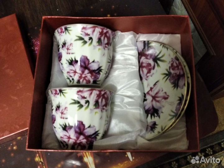 Чайный набор фарфор новый