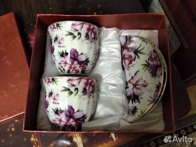 Чайный набор фарфор новый