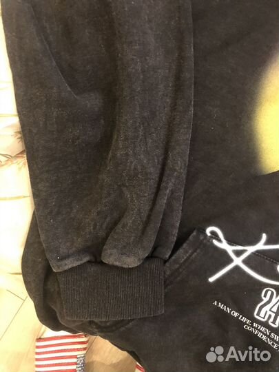 Толстовка мужская с капюшоном теплая размер 2xl