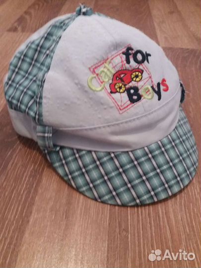 Шапки тонкие, кепка, панамка на 1 годик