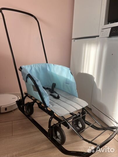 Санки тимка 5 универсал черные