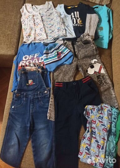 Одежда на мальчика 3-4 года пакетом