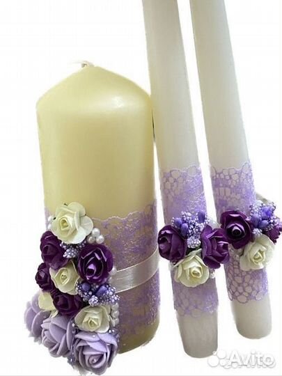 Свадебные украшения, свечи, таблички для гостей