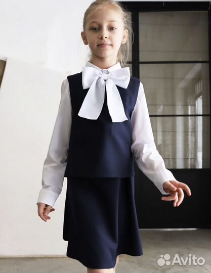 Костюм для школы, школьный костюм для девочек