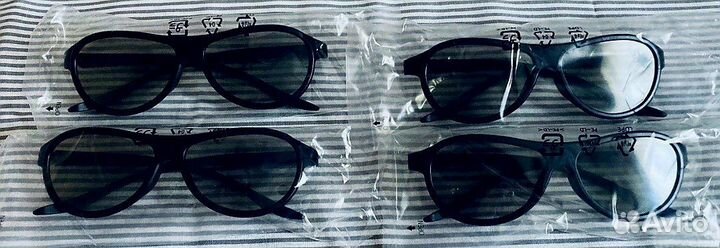 3D очки (комплект из 4шт.) LG Cinema AG-F310 новые