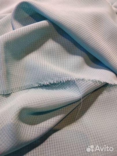 Отрез ткани СССР Блузочная бирюза