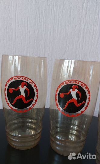 Стаканы СССР олимпиада 80