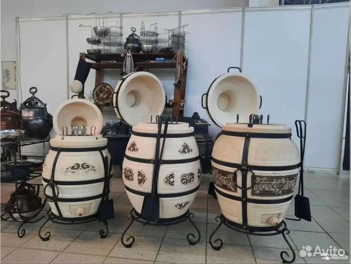 Тандыр Аполлон с откидной крышкой