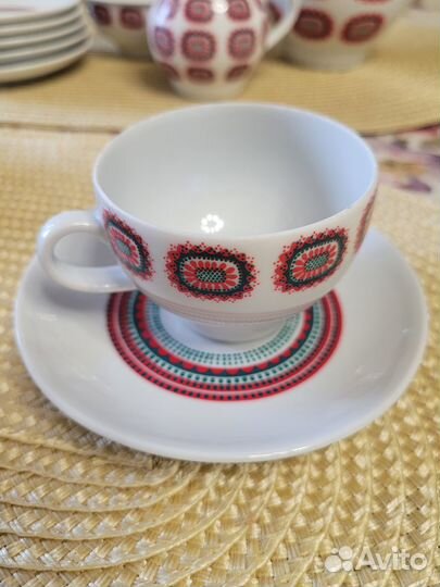 Полный кофейный немецкий сервиз 70-80х годов