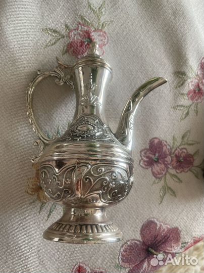 Мельхиоровый кофейный сервиз