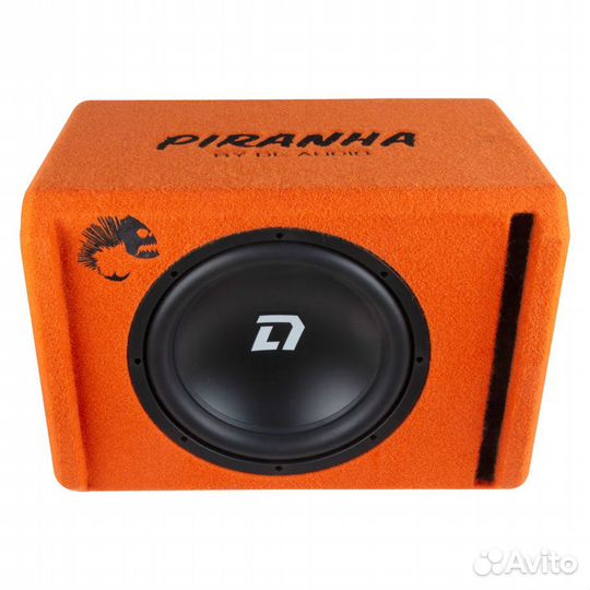 DL Audio Piranha активный сабвуфер оранж