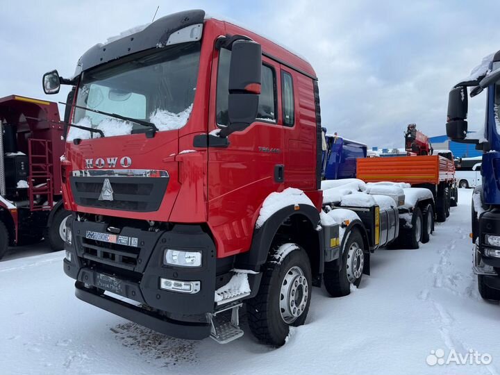Мультилифт howo T5G 8х4 + HyvaLift titan 26-65-S