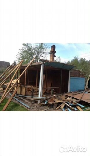 Демонтаж деревянных дачных домов, сараев и прочего