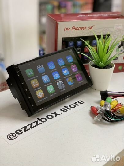 Магнитола 2 Din android Pioneer 1/16 (новая)