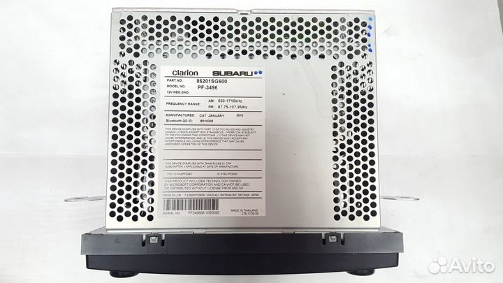 Штатная магнитола на subaru forester