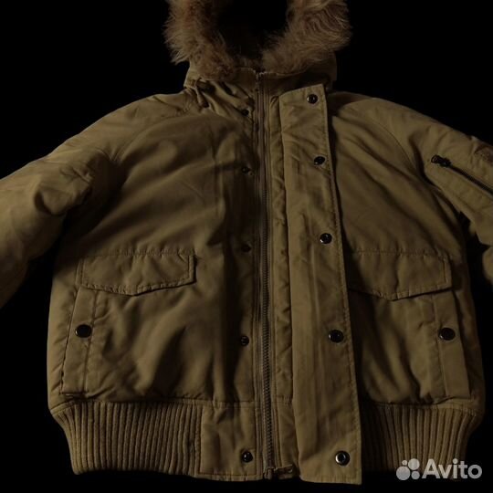 Alaska puffer bomber jacket S