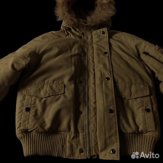 Alaska puffer bomber jacket S