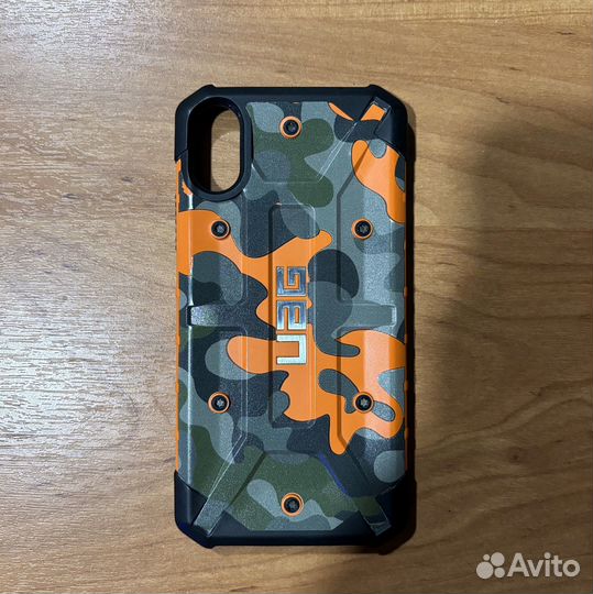 Чехол UAG Pathfinder для iPhone X, цвет: оранжевый