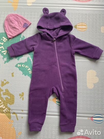 Флисовый комбинезон 74-80