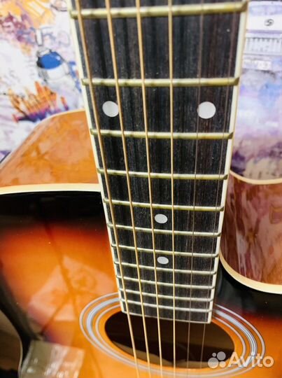 Гитара с подключением + чехол