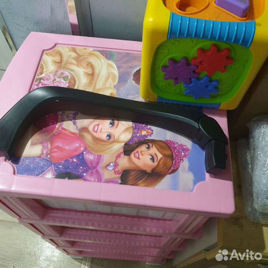 Детская машина-ламборджини каталка с ручкой