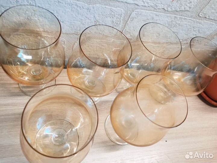 Стаканы для коньяка СССР на ножке