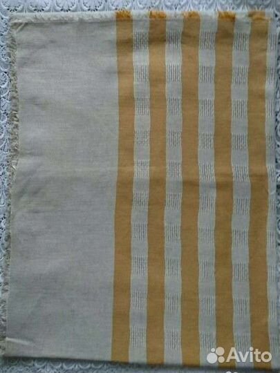 Советские льняные и х/б скатерти и салфетки