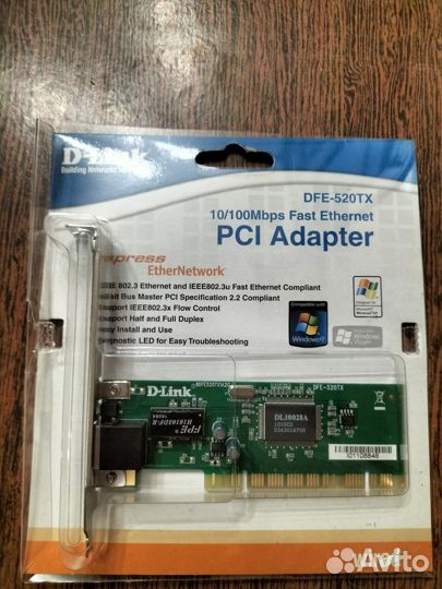DFE-520TX Сетевой PCI-адаптер