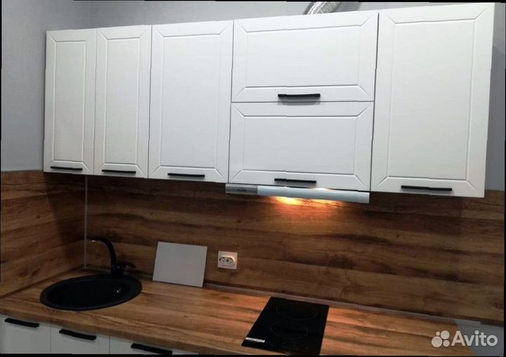 Кухонный гарнитур белый модульный новый