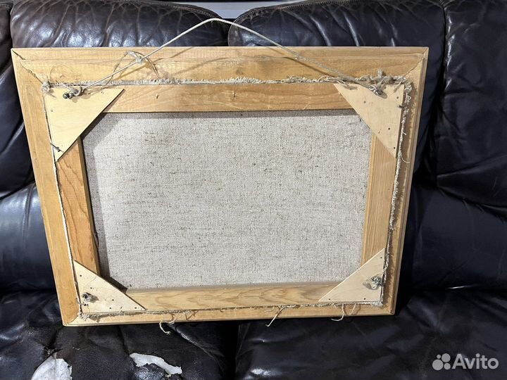 Картина на холсте старая