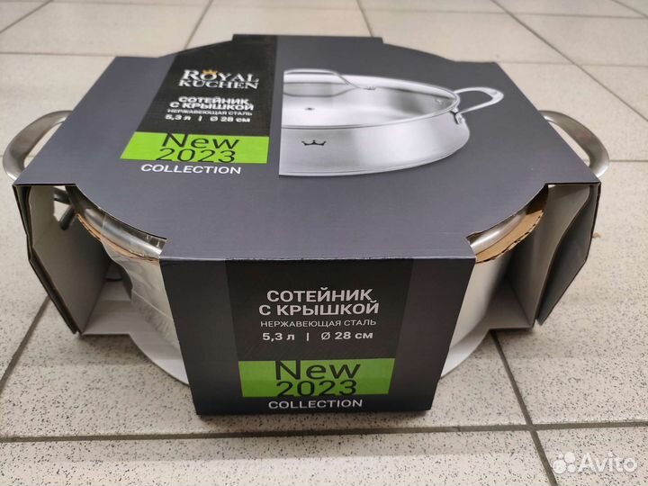 Сотейник нержавейка 28 см
