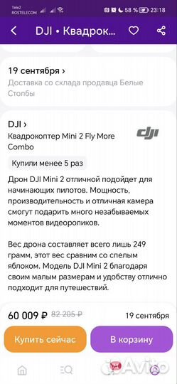 Дрон dji mini 2