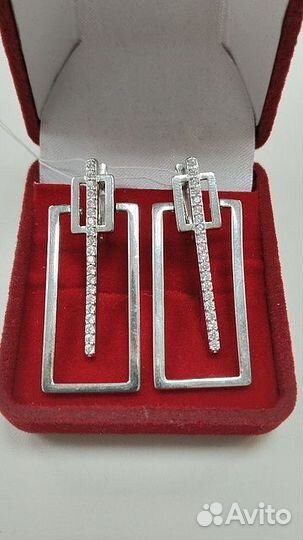 Серьги серебряные 925 7,02г (арт.91126) Л101Б