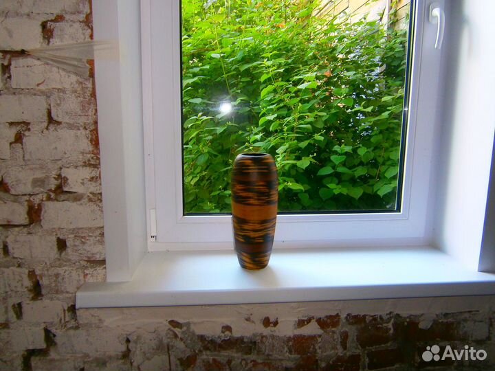 Ваза для цветов керамика Италия Шоколад