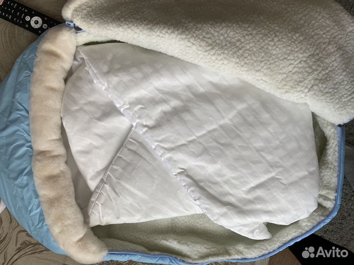 Зимний конверт на выписку