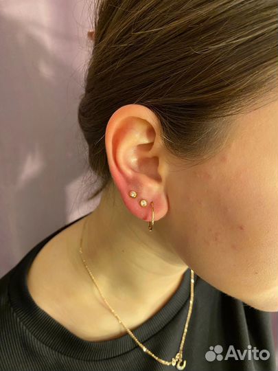 Прокол ушей, хряща, крыла носа, пирсинг