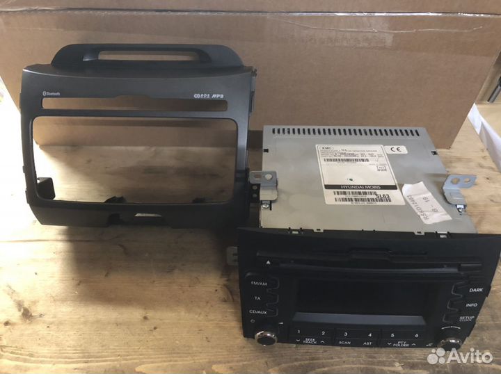 Магнитола с рамкой киа Спортейдж 3