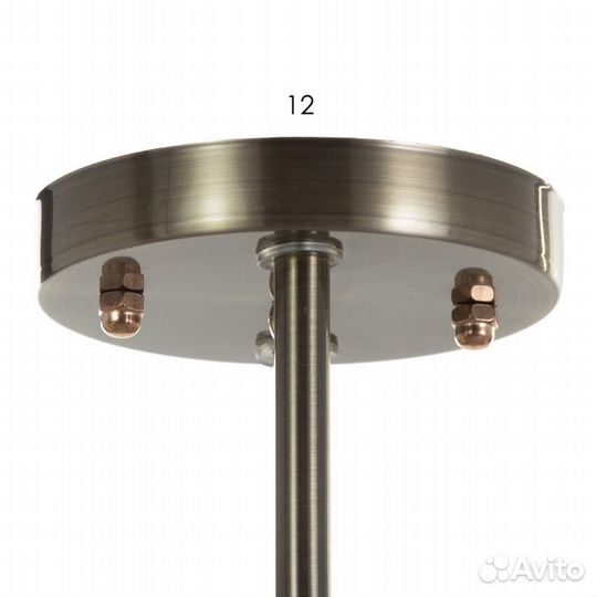 Люстра Легия 2хE27 40Вт бронза 45х15х25 см