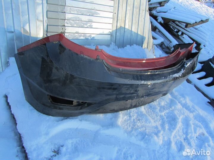 Бампер задний Хендай Солярис Solaris хетчбек