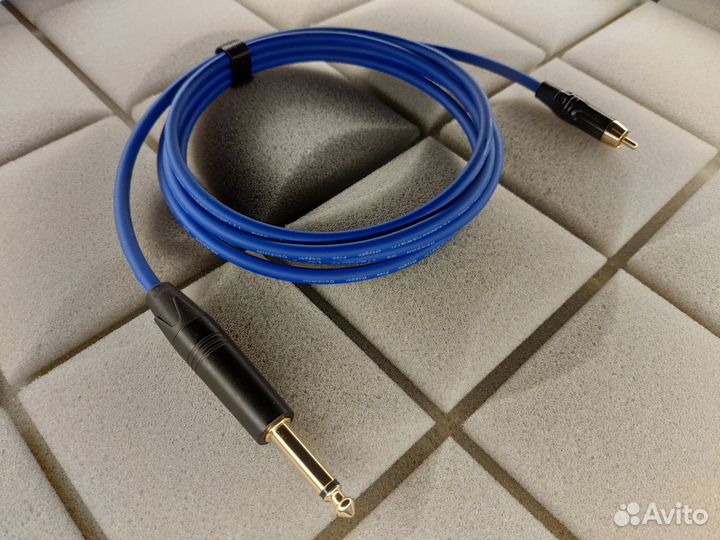 Шнур Jack 6,3 mono - Rca mr. Cable reason g6