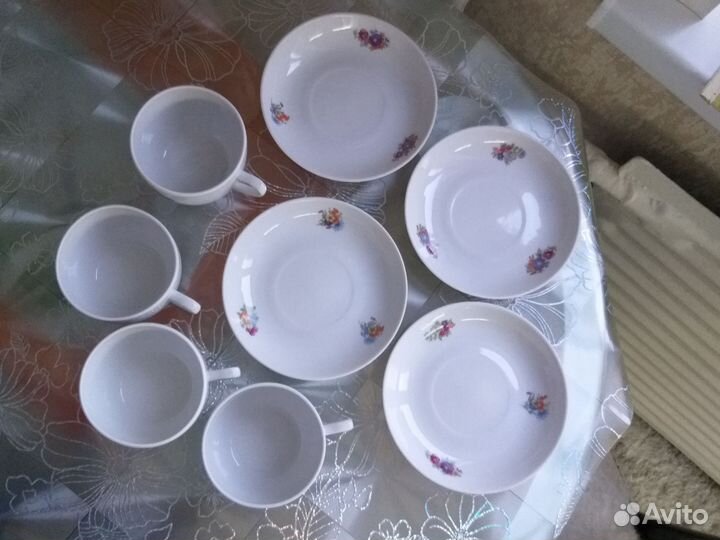 Чайная пара вербилки 4 штуки СССР