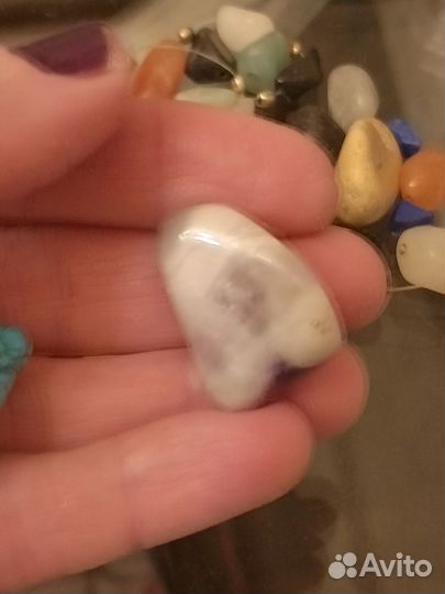 Камень натуральный агаты и др